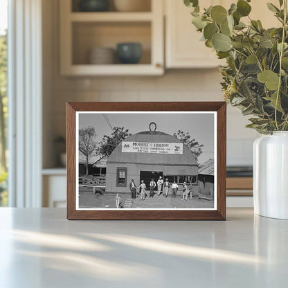 San Augustine Texas Livestock Auction House April 1939