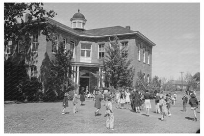 Schoolchildren Playing in San Augustine Texas April 1939