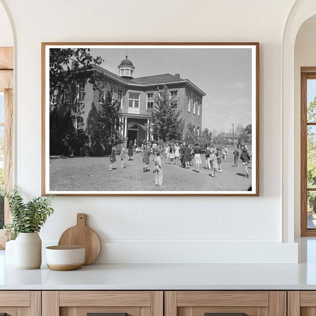 Schoolchildren Playing in San Augustine Texas April 1939