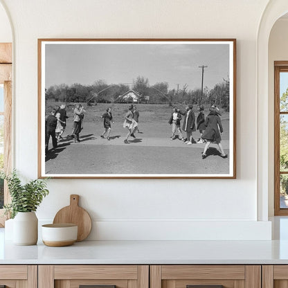 Schoolchildren Jump Rope in San Augustine Texas 1939