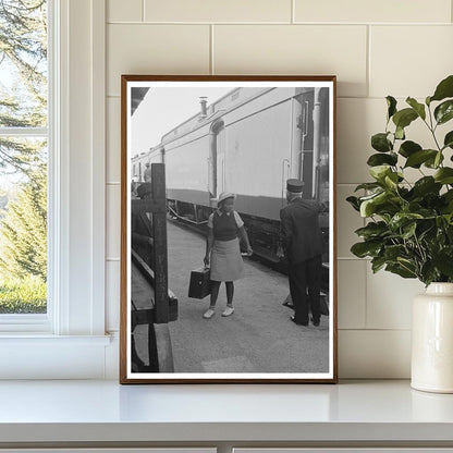 Train Arriving in San Augustine Texas April 1939