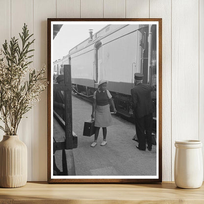 Train Arriving in San Augustine Texas April 1939