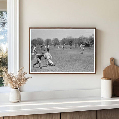 Baseball Game Recess San Augustine Texas 1939