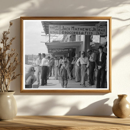 San Augustine Texas Street Scene April 1939 Photograph