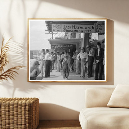 San Augustine Texas Street Scene April 1939 Photograph