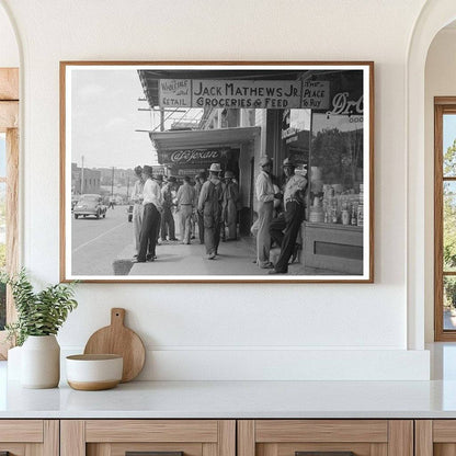 San Augustine Texas Street Scene April 1939 Vintage Photo