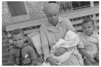 Mother and Children in San Augustine Texas April 1939