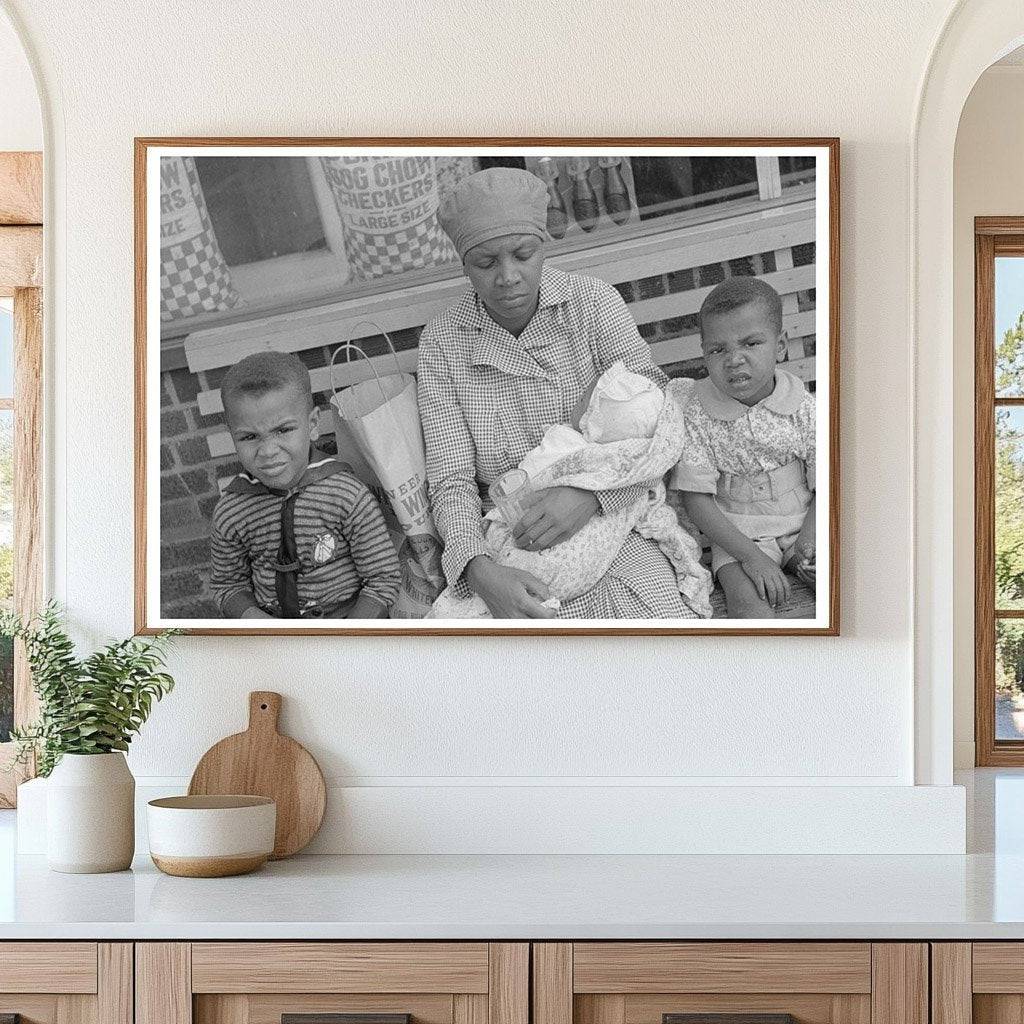 Mother and Children in San Augustine Texas April 1939