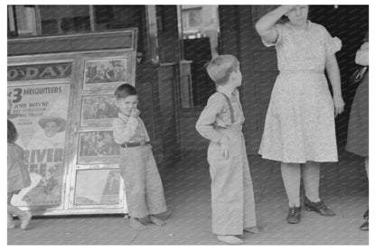 San Augustine Texas Vintage Scene April 1939