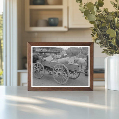 Farmers Wagon in Rural San Augustine Texas 1939