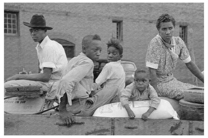 Family Departing for Farm in San Augustine Texas 1939