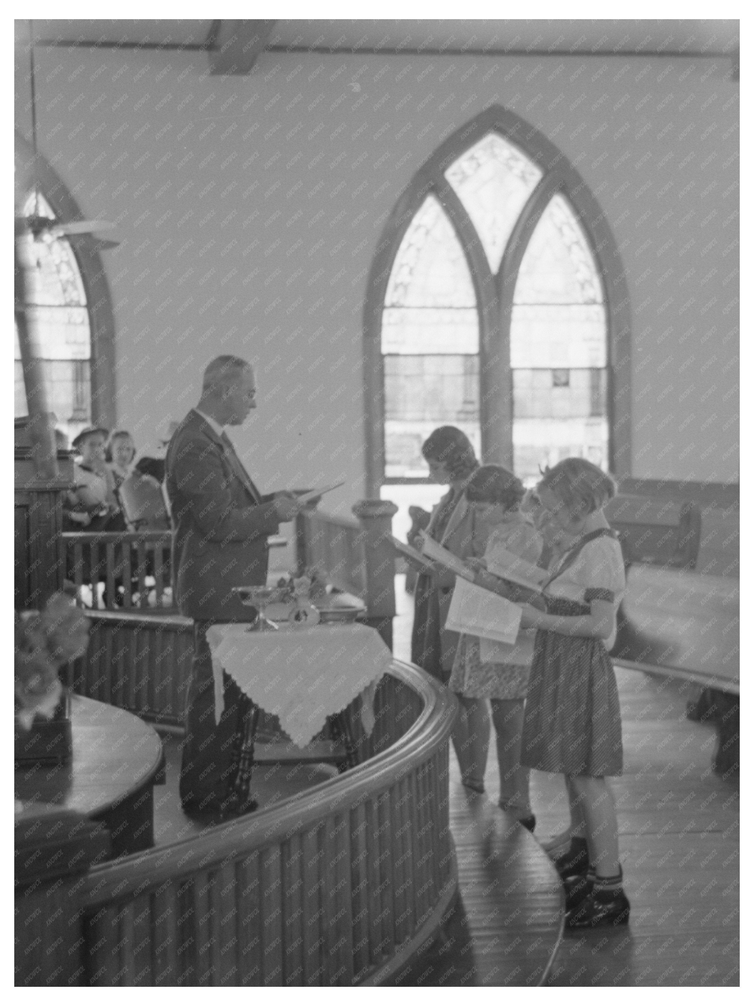 Preacher Preparing for Baptism in San Augustine Texas 1939