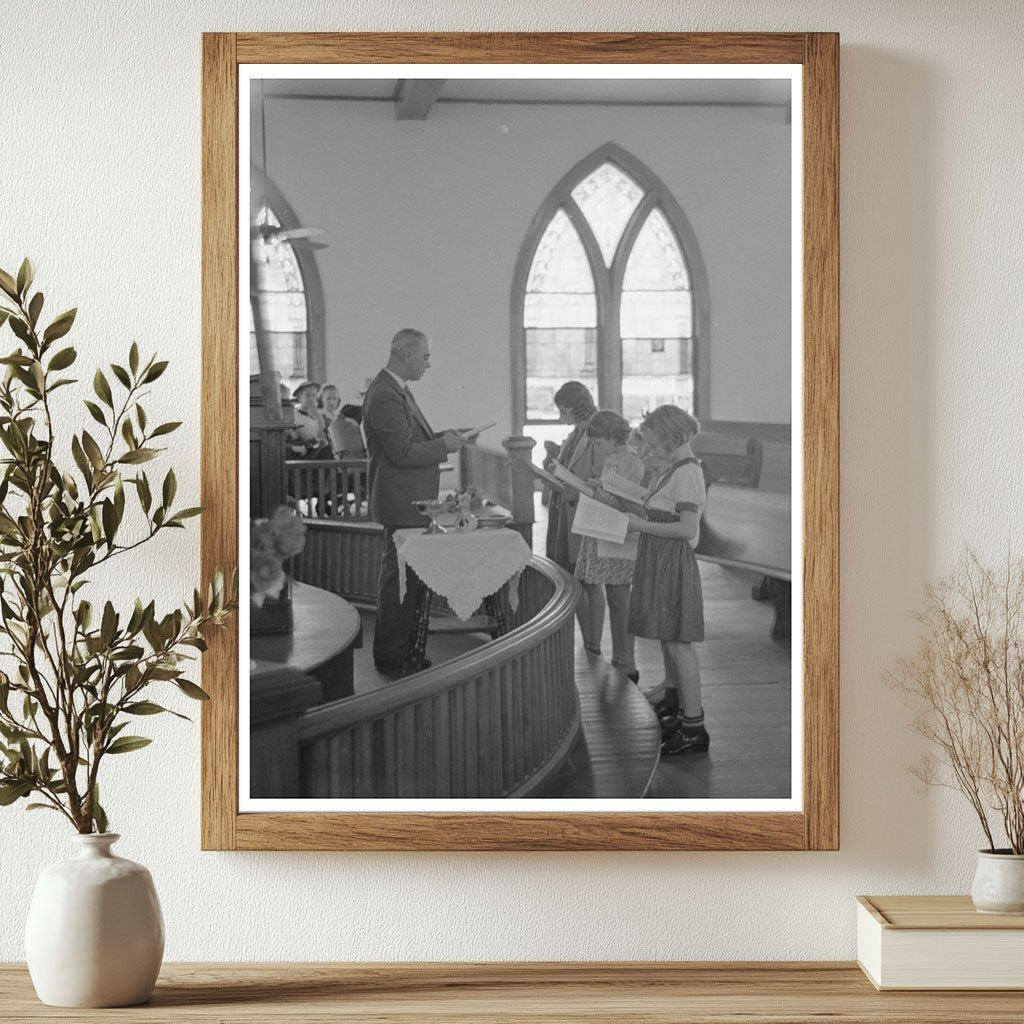 Preacher Preparing for Baptism in San Augustine Texas 1939