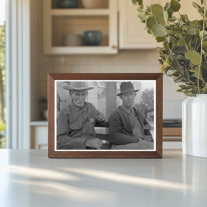 Elderly Men at San Augustine Courthouse April 1939