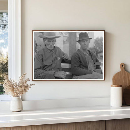 Elderly Men at San Augustine Courthouse April 1939