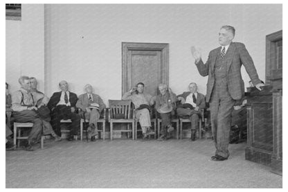 Bank President Fundraising for WPA in San Augustine 1939