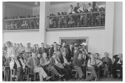 San Augustine County Residents Discuss WPA Fundraising April 1939