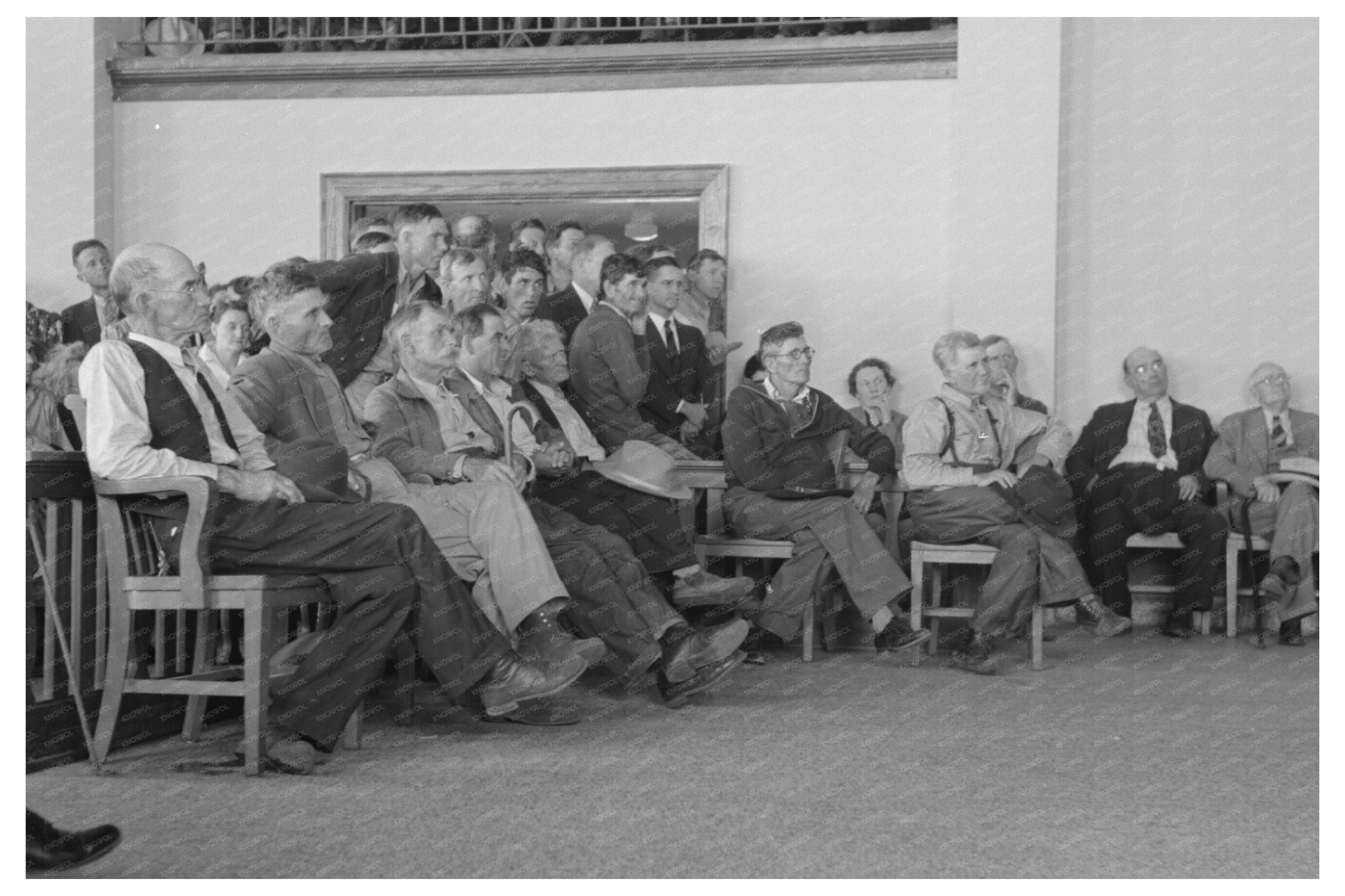 San Augustine County Texas Residents Fundraising for WPA 1939