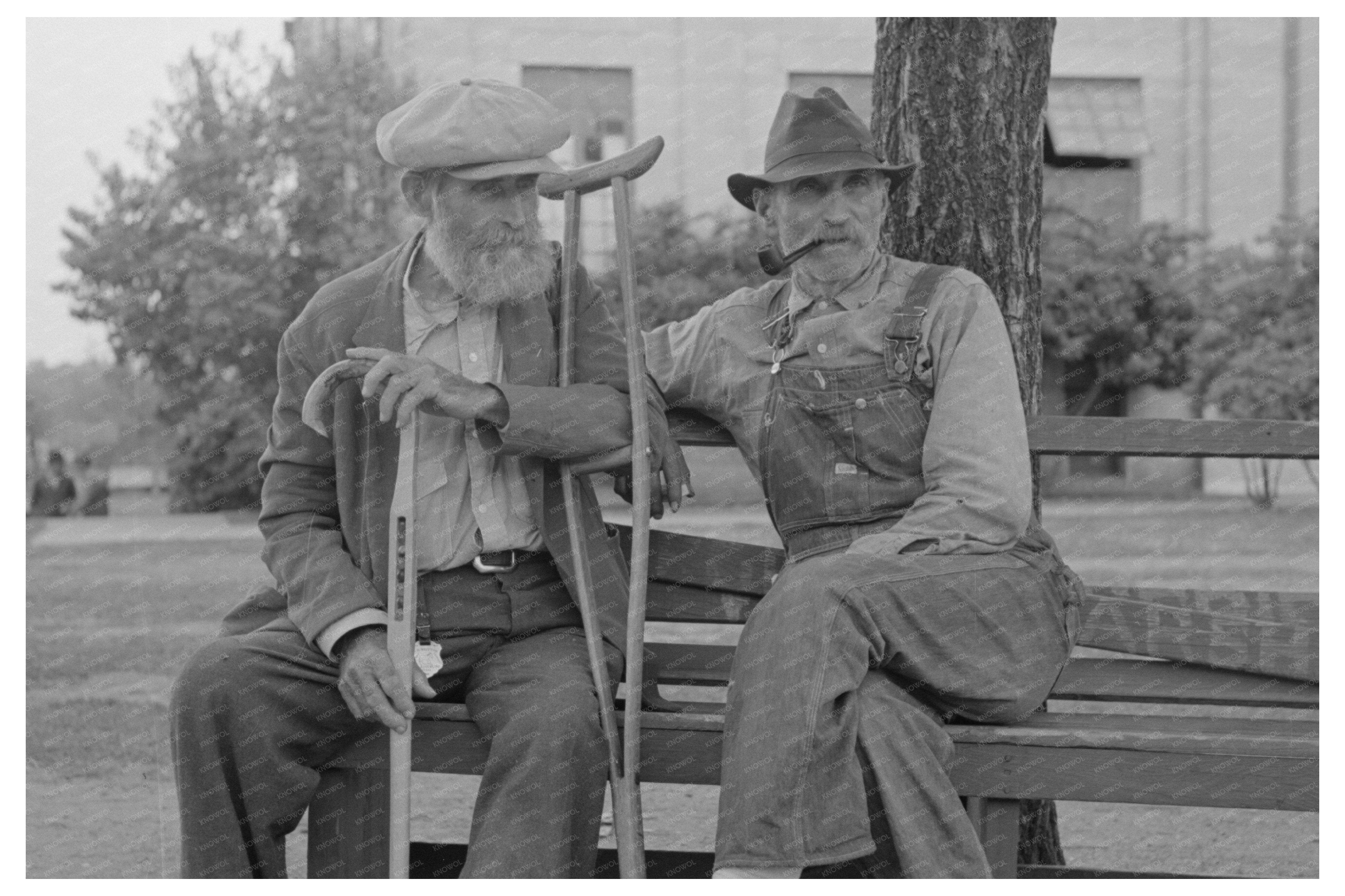 San Augustine County Residents April 1939 Vintage Photo