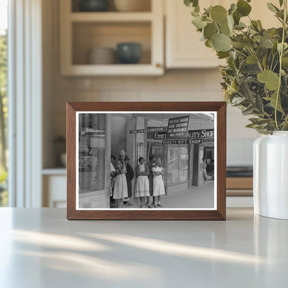 Individuals Waiting for Doctor in San Augustine Texas 1939