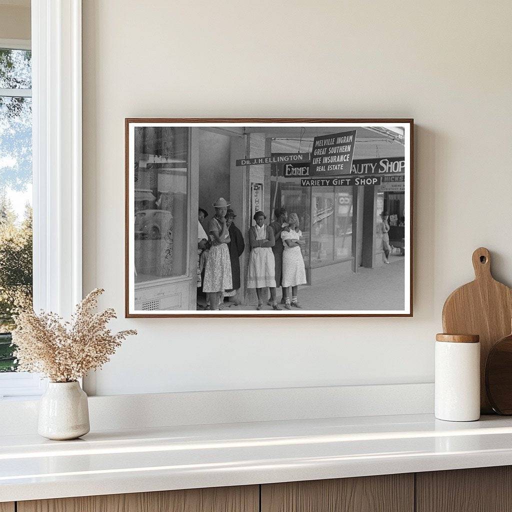 Individuals Waiting for Doctor in San Augustine Texas 1939