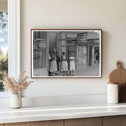 Individuals Waiting for Doctor in San Augustine Texas 1939