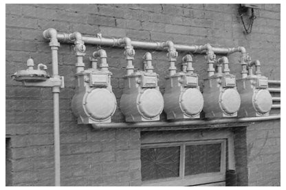 Gas Meters in San Augustine Texas 1939