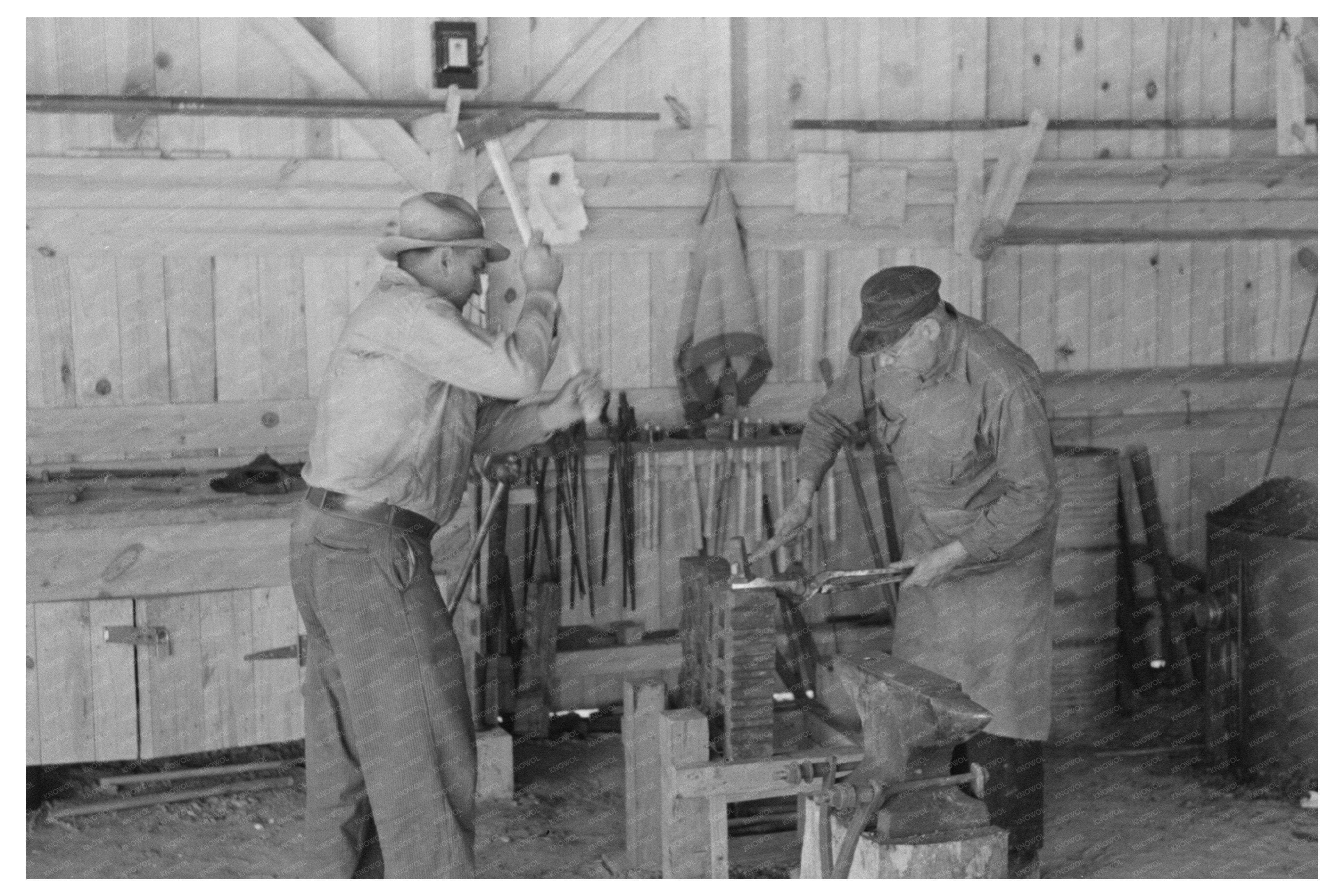 Blacksmith Shop in Lufkin Texas April 1939