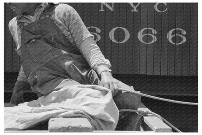 Strawberry Farmer in Hammond Louisiana April 1939