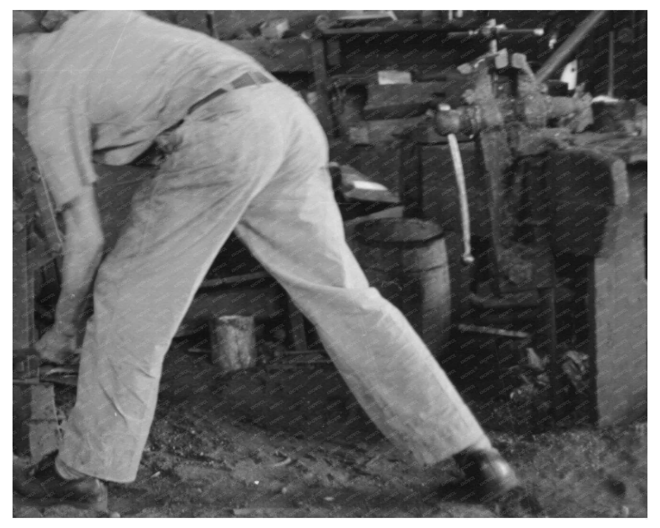 Blacksmith at Work in San Augustine Texas 1939