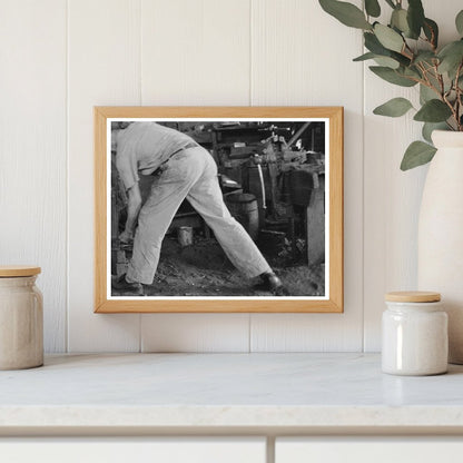 Blacksmith at Work in San Augustine Texas 1939
