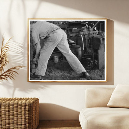 Blacksmith at Work in San Augustine Texas 1939