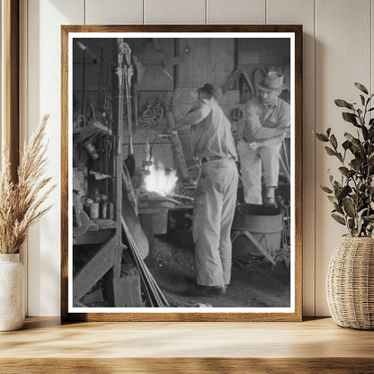Blacksmith Shop in San Augustine Texas April 1939