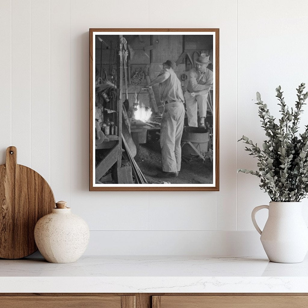 Blacksmith Shop in San Augustine Texas April 1939