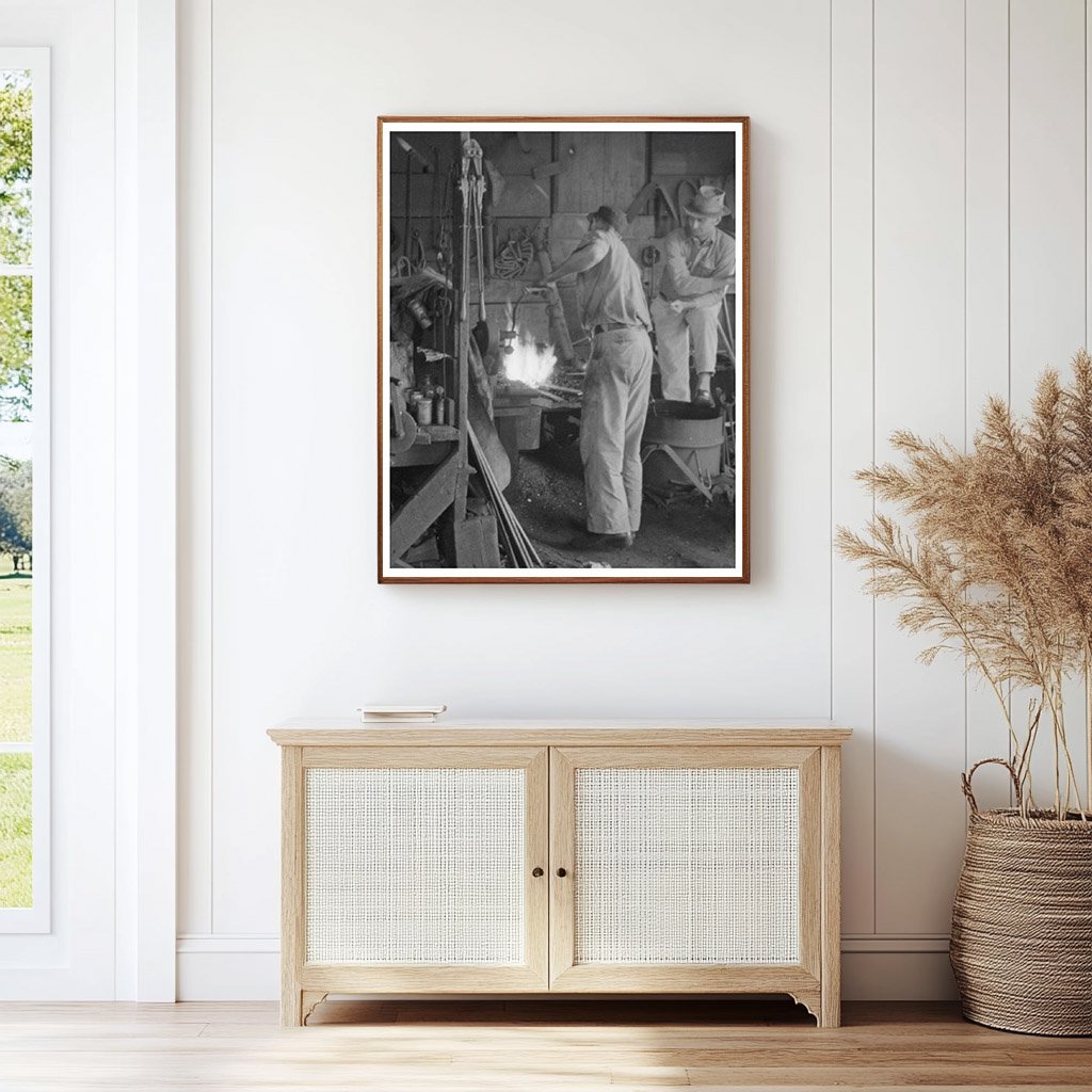 Blacksmith Shop in San Augustine Texas April 1939