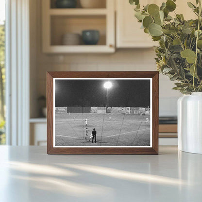 Nighttime Baseball Game in Marshall Texas 1939