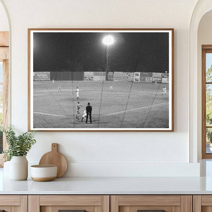 Nighttime Baseball Game in Marshall Texas 1939