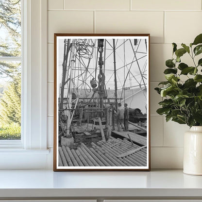 Oil Derrick in Kilgore Texas April 1939