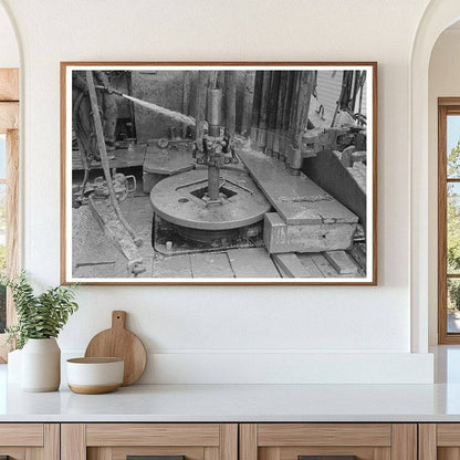 Rotary Table for Oil Drilling Operations 1939 Kilgore Texas