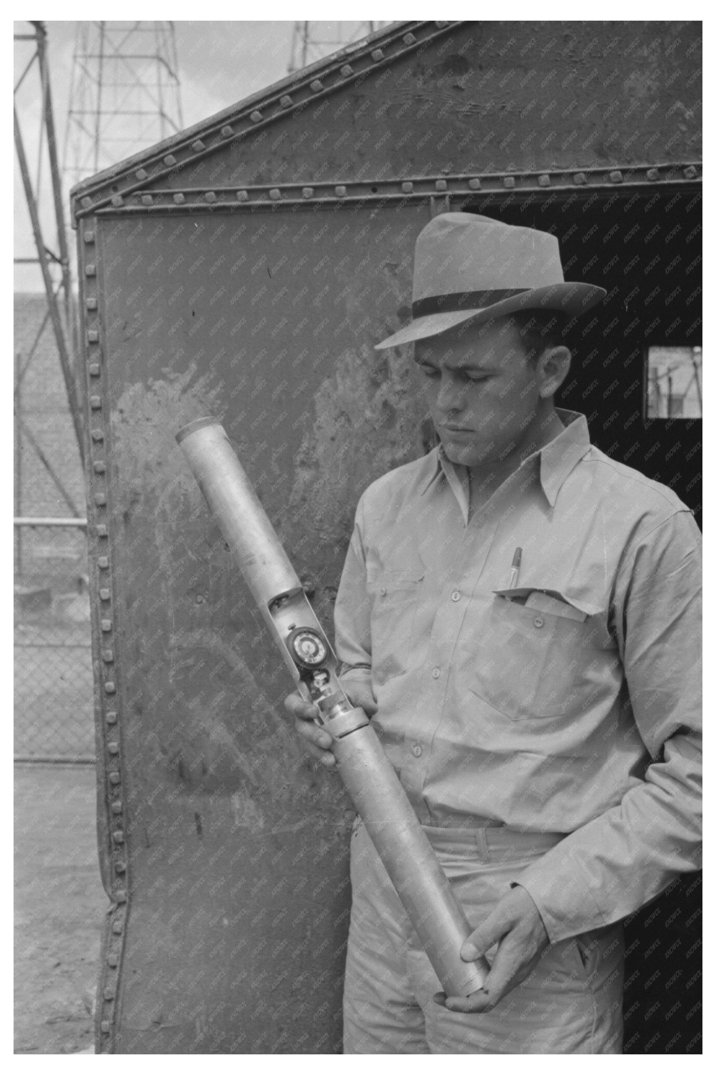 Vintage 1939 Oil Well Drilling Technology in Kilgore Texas