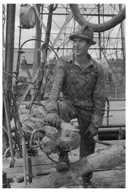 Oil Field Worker in Kilgore Texas April 1939