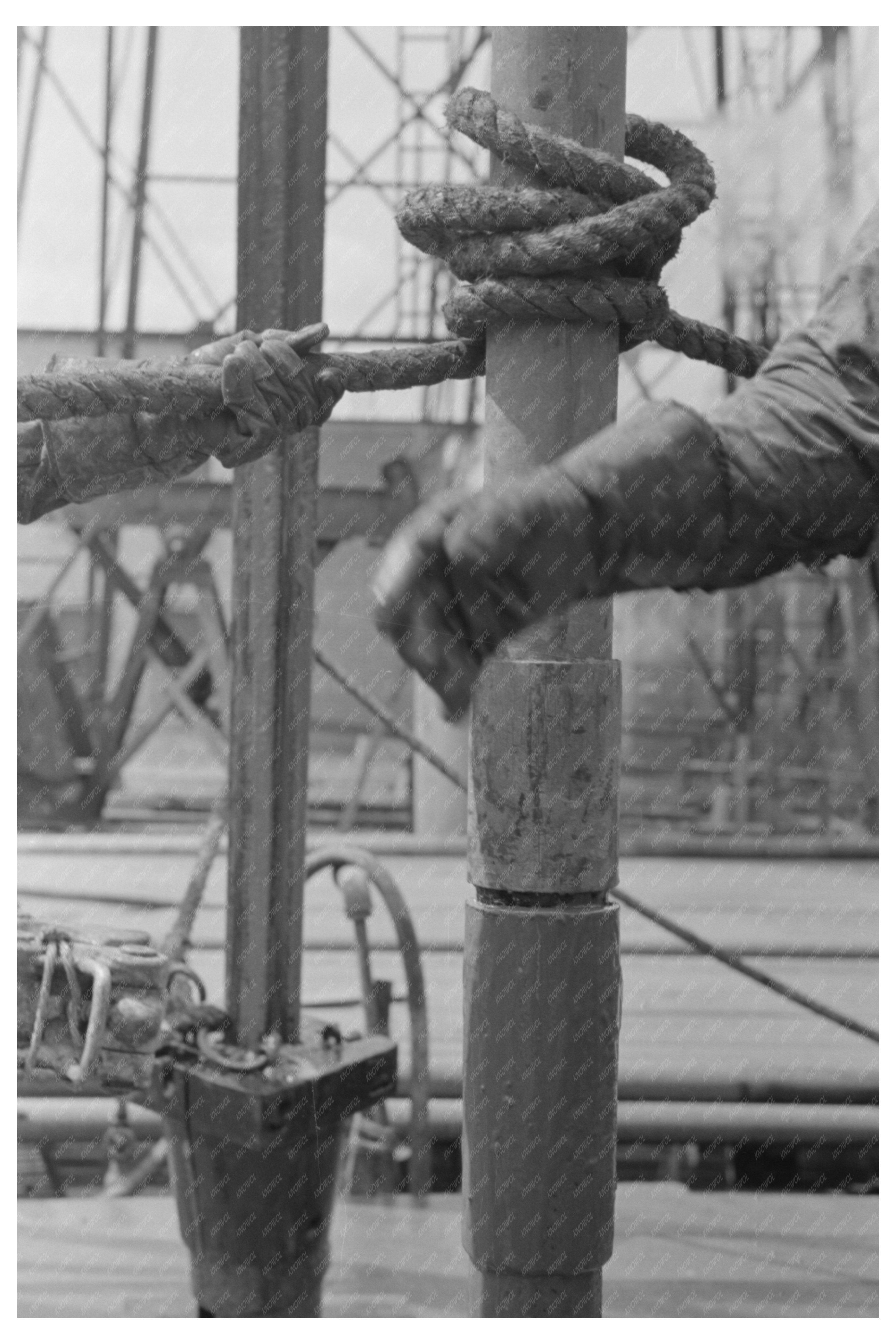 Oil Field Drilling Operations in Kilgore Texas 1939