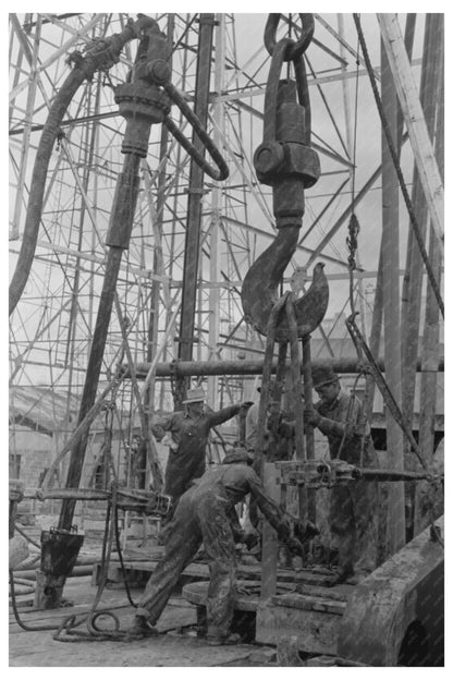 Kilgore Texas Oil Well Operations April 1939