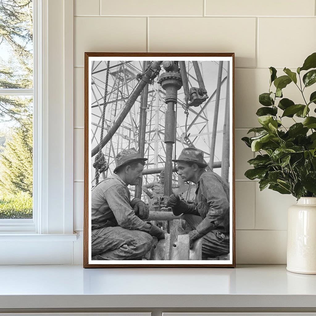 Oil Drillers in Kilgore Texas April 1939