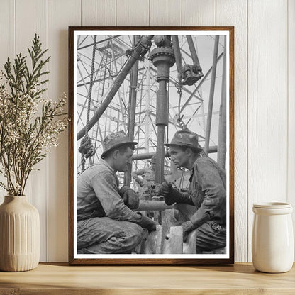 Oil Drillers in Kilgore Texas April 1939