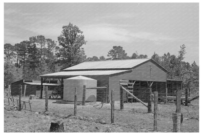 Vintage Barn and Water Tank at Sabine Farms 1939