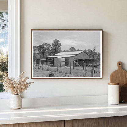 Vintage Barn and Water Tank at Sabine Farms 1939