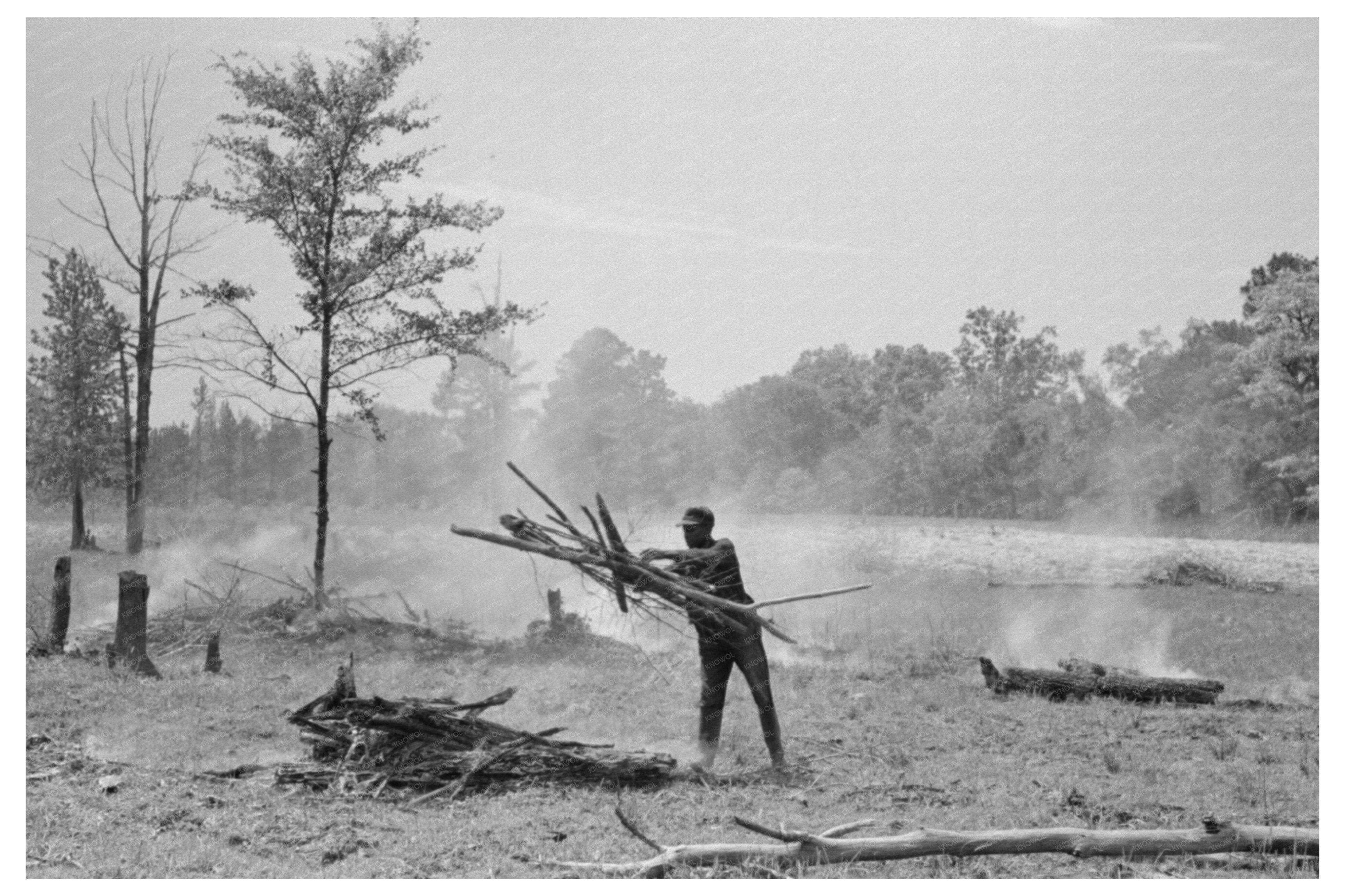 Clearing Land at Sabine Farms Marshall Texas April 1939