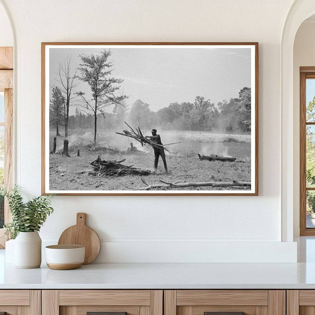 Clearing Land at Sabine Farms Marshall Texas April 1939