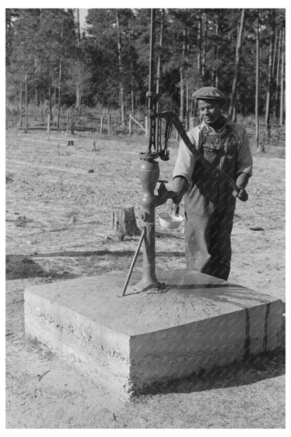 Sanitary Well at Sabine Farms Marshall Texas 1939